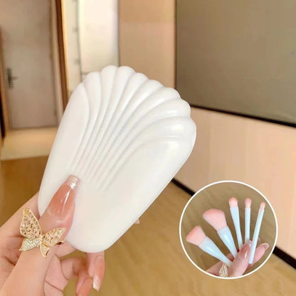 5-Piece Portable Makeup Brush Set