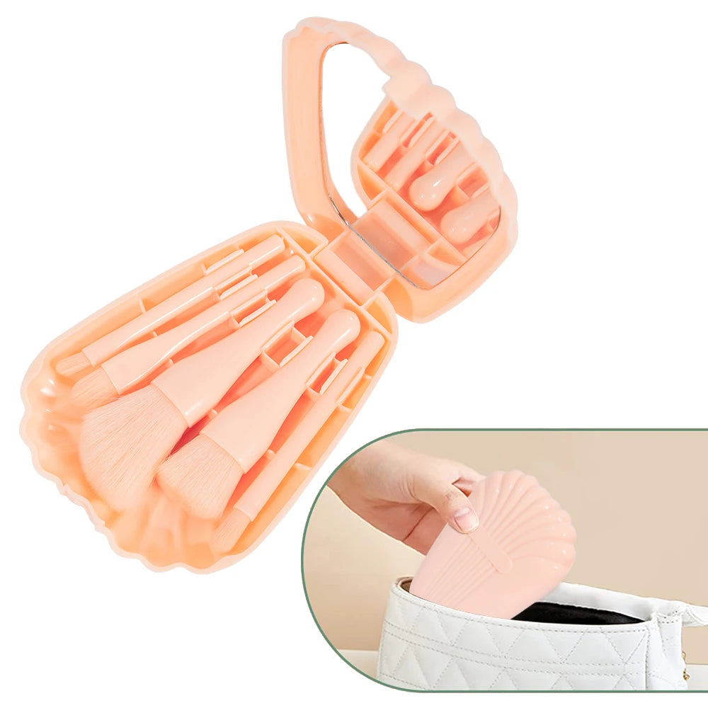 Portable Mini Makeup Brush Set