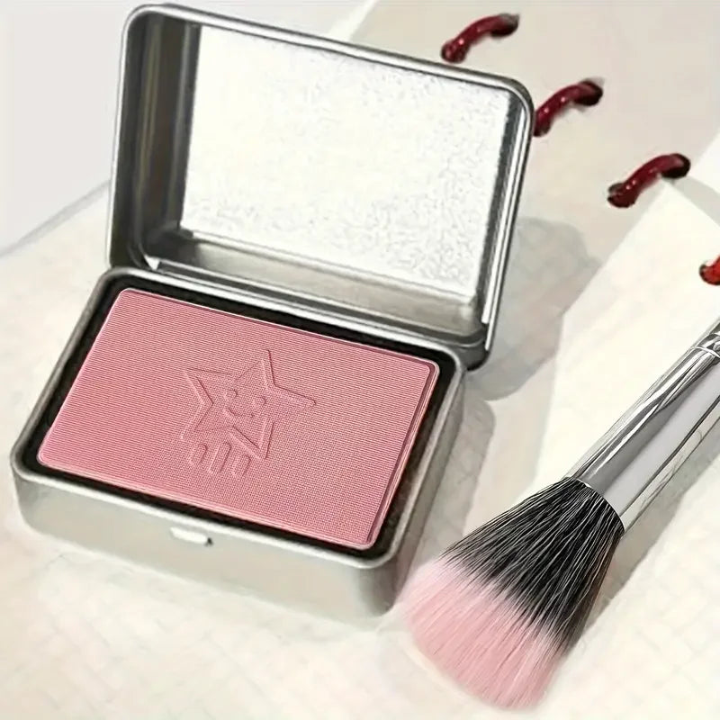 Low-Saturation Nude Pink Monochrome Blush