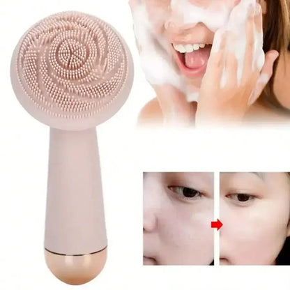 Electric Silicone Facial Cleansing Brush
