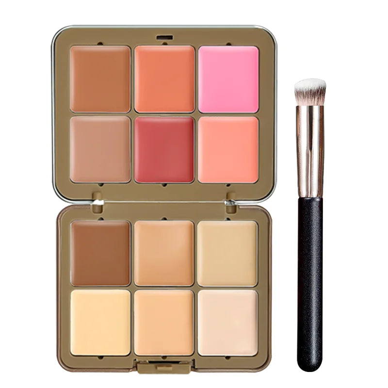 12-Color Plum Blossom Concealer Palette