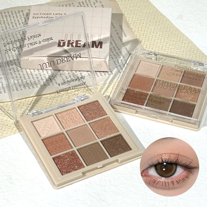 Nine-Color Brown Eyeshadow Palette