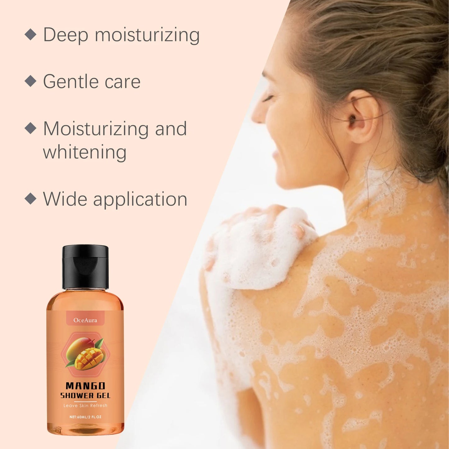 Mango Niacinamide Brightening Shower Gel