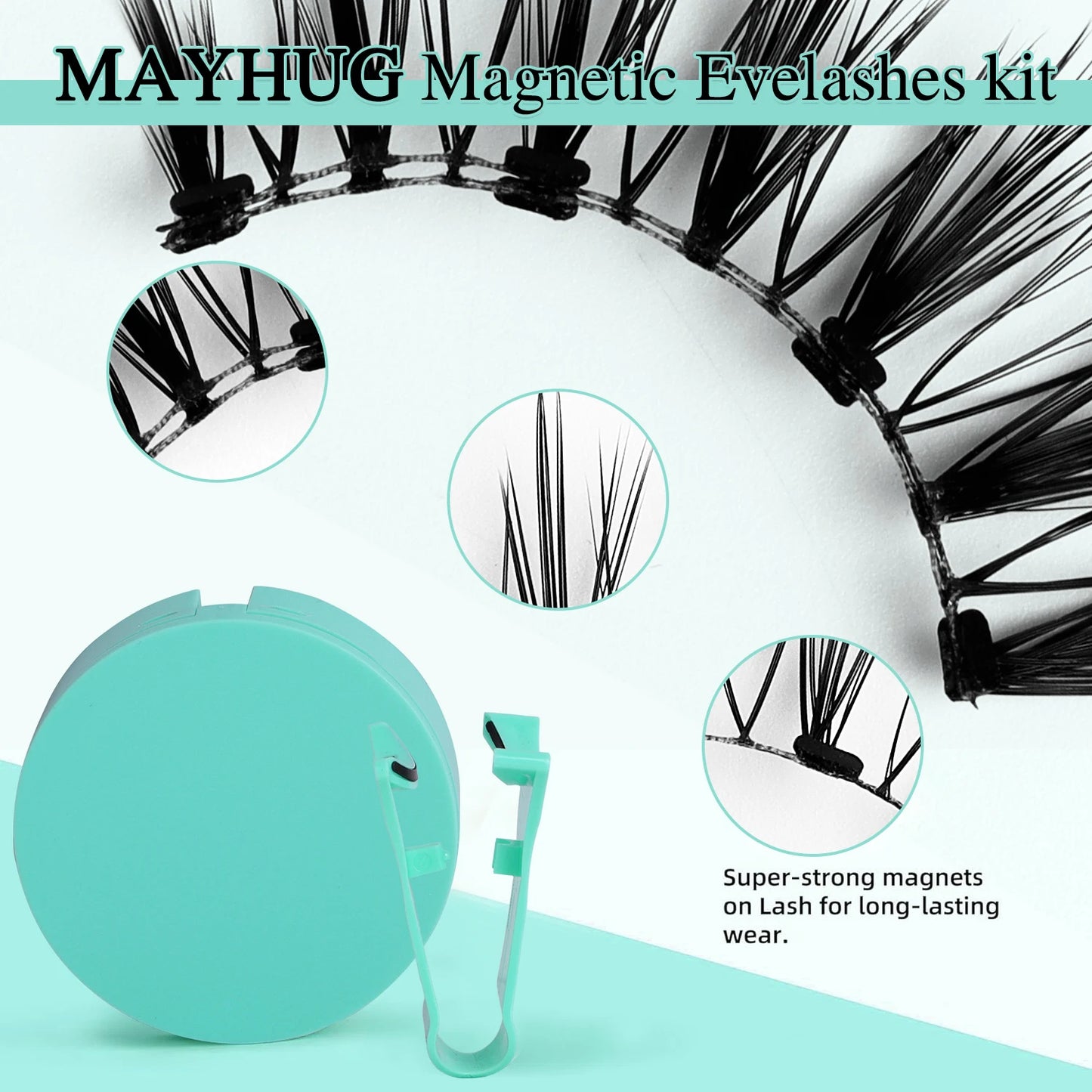 Reusable Magnetic False Eyelashes