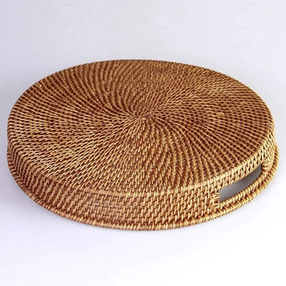 Handwoven Rattan Wicker Basket