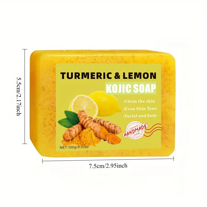 Lemon Turmeric Kojic Acid Soap Set