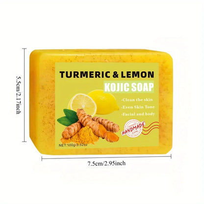 Lemon Turmeric Kojic Acid Soap Set