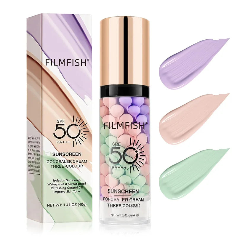 Tri-Color Face Primer Cream