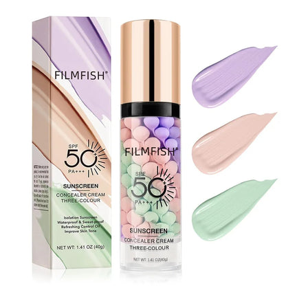 Tri-Color Face Primer Cream