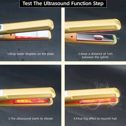 Ultrasonic Infrared Cold Hair Straightener