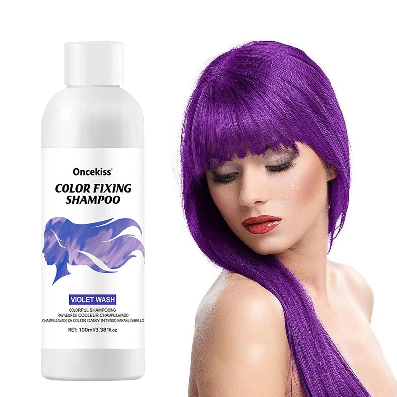Semi-Permanent Color Protecting Hair Coloring Shampoo