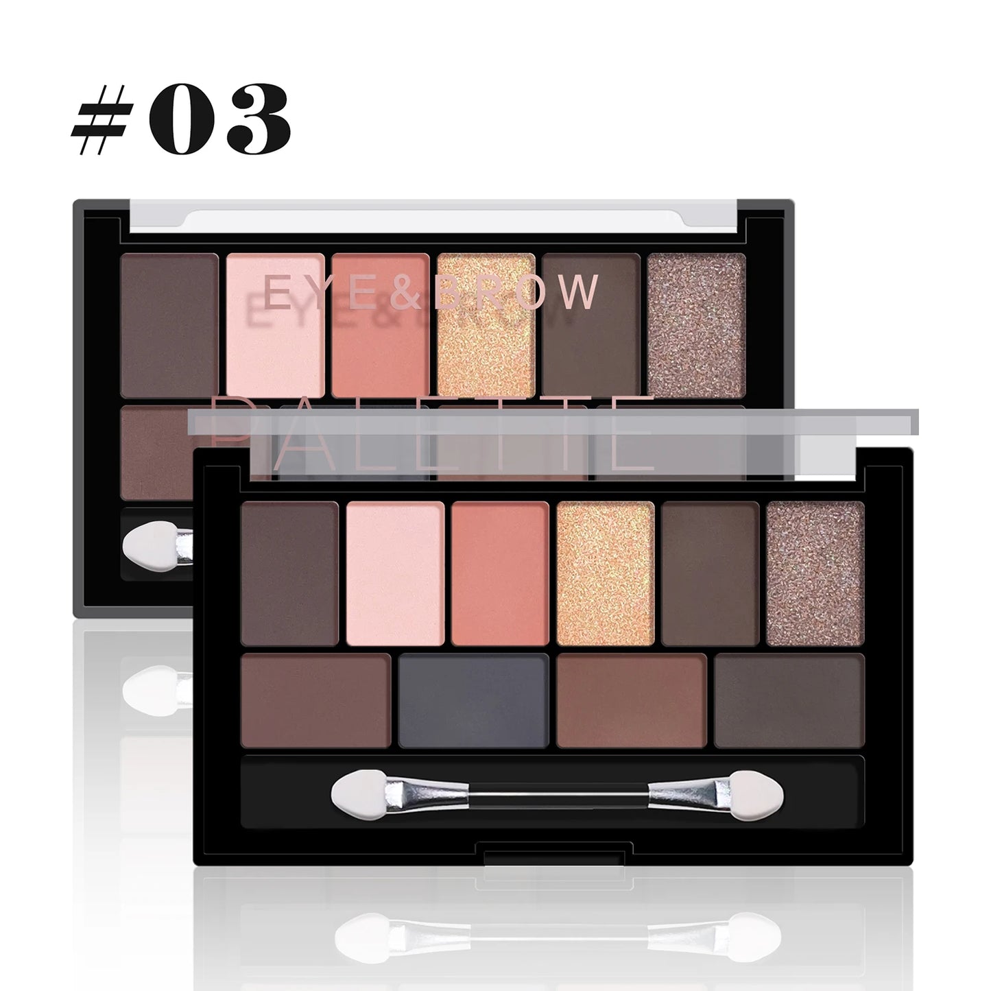 Ten-Color Nude Eyeshadow Palette