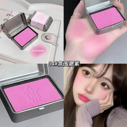 Low-Saturation Nude Pink Monochrome Blush