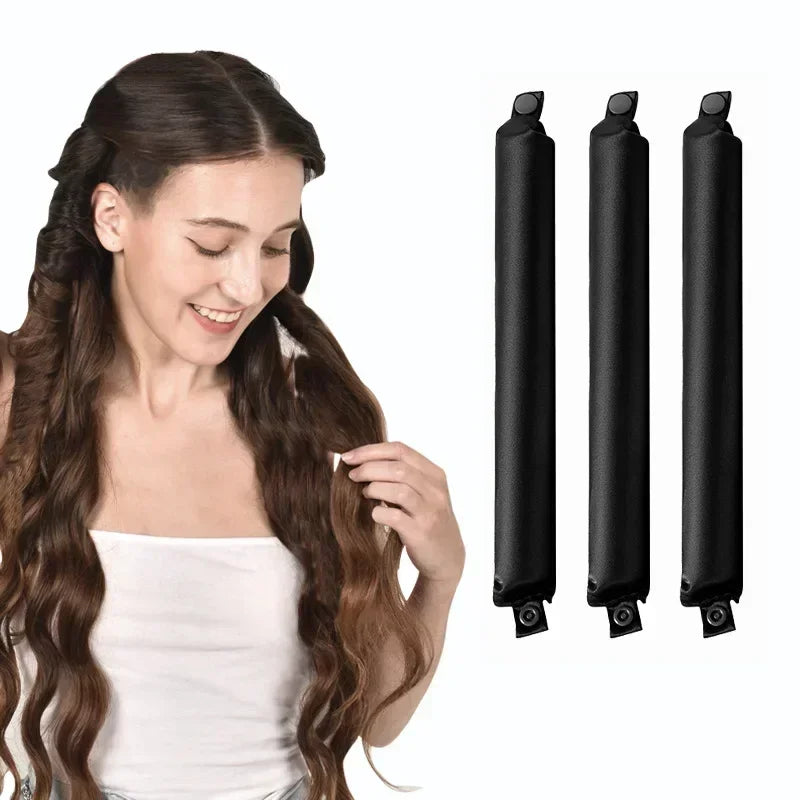 Heatless Satin Curling Rod Headband