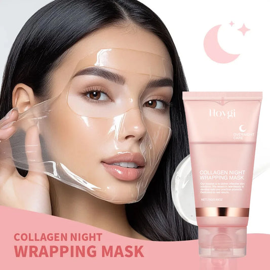 Korean Collagen Overnight Peel-Off Hydrating Wrapping Facial Mask Set