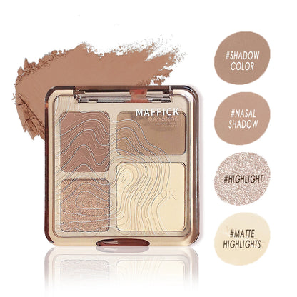 Four-Color Highlight and Contour Palette