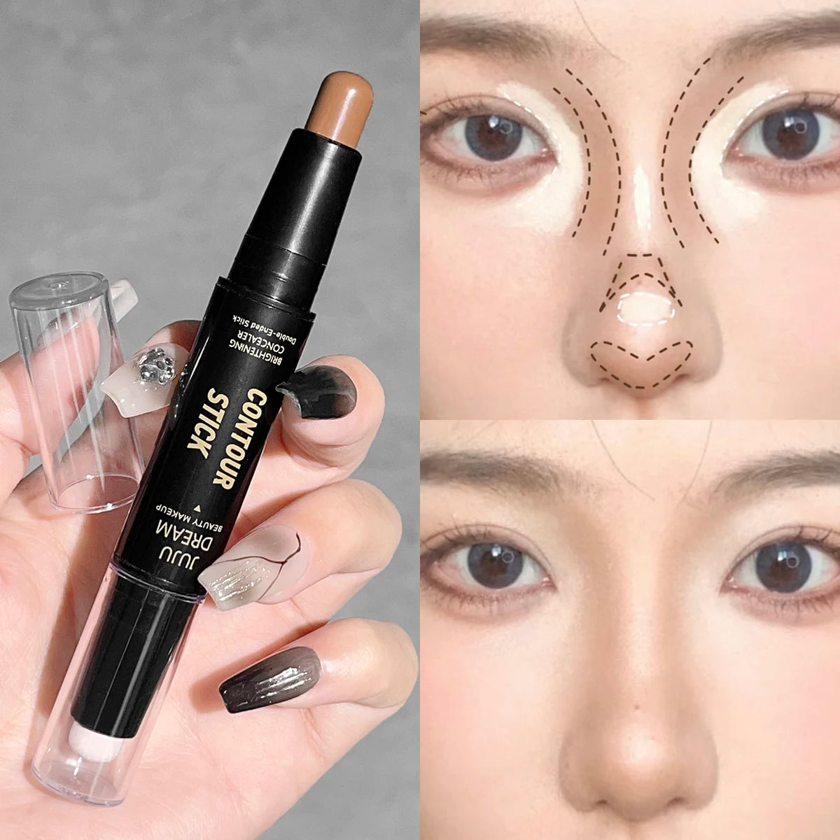 Dual-Ended Contour and Concealer Stick