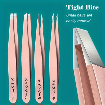 Colorful Stainless Steel Eyebrow Tweezer