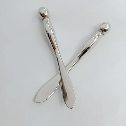 Metal Facial Massage Stick and Eye Cream Applicator