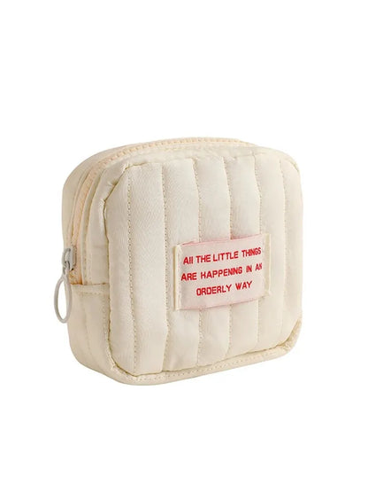 Compact Korean-Style Mini Makeup Bag