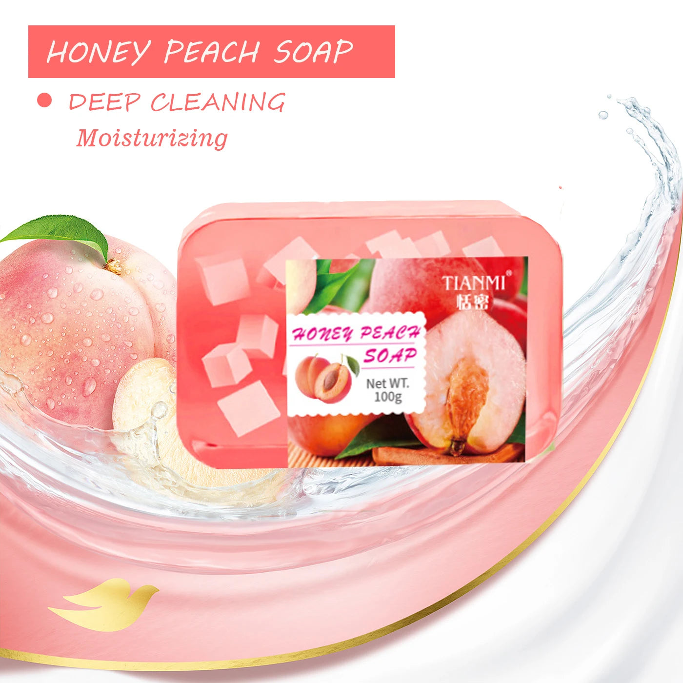Peach Jelly 3-in-1 Body Cleansing Soap