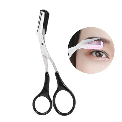 Stainless Steel Eyebrow Trimmer Scissors