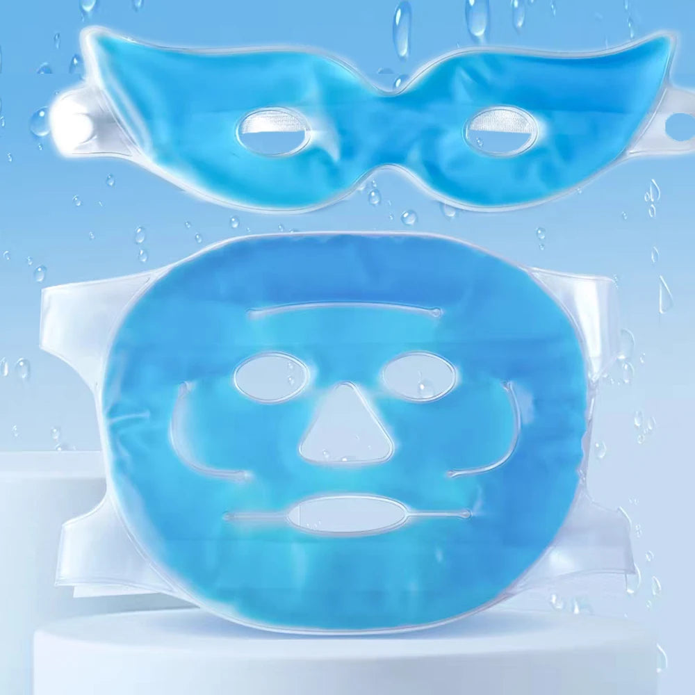 Reusable Hot Cold Gel Face Cooling Mask