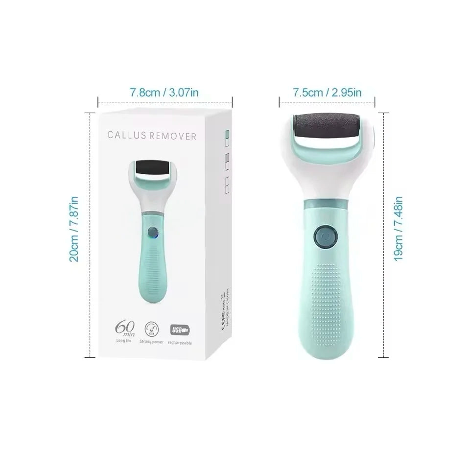 Rechargeable Waterproof Electric Foot Callus Remover Pedicure Kit