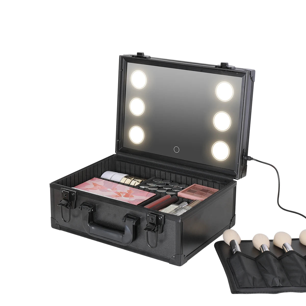 LED Lighted Makeup Travel Case