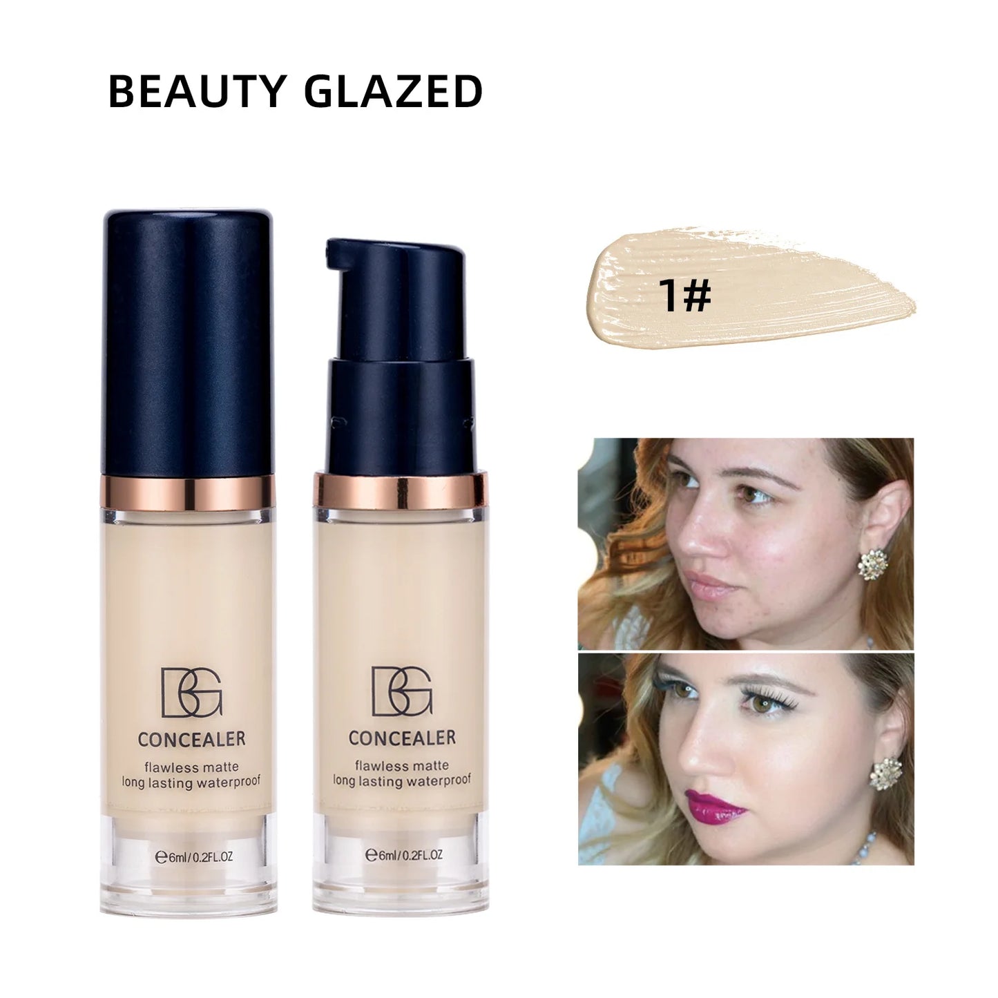 Five-Color Matte Liquid Concealer