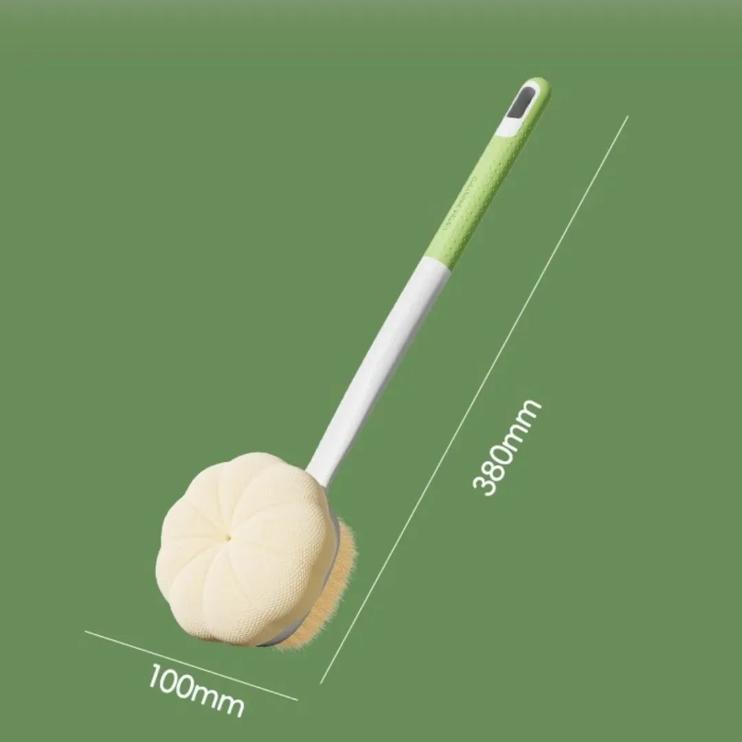Double-Sided Long Handle Bath Brush