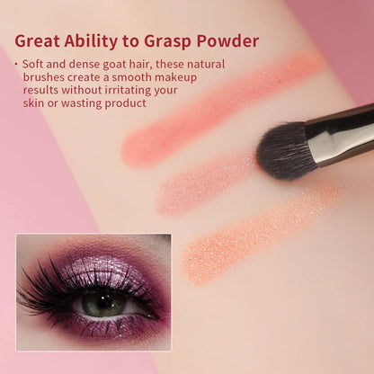 Professional Goat Hair Makeup Brush Set