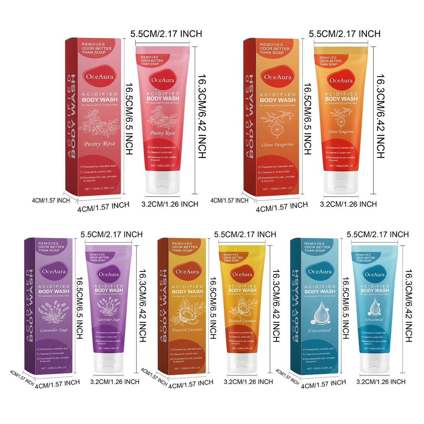 Moisturizing Fragrance Shower Gel Series