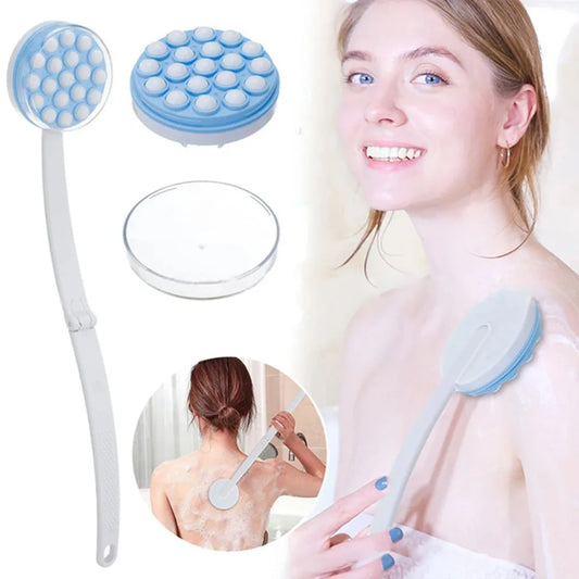 Back Bath Massager & Lotion Applicato