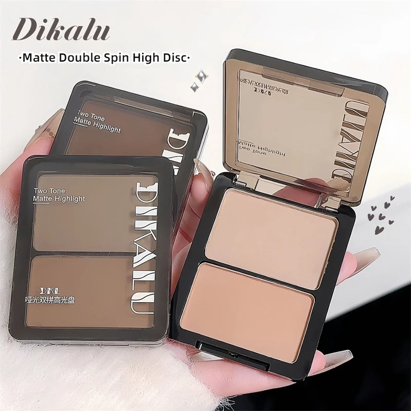 Dual-Color Matte Highlighter and Contour Palette