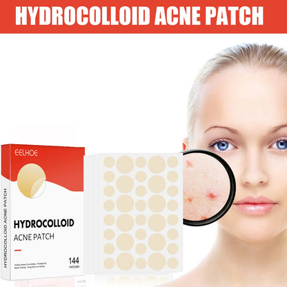 Invisible Hydrocolloid Acne Patches in Two Sizes