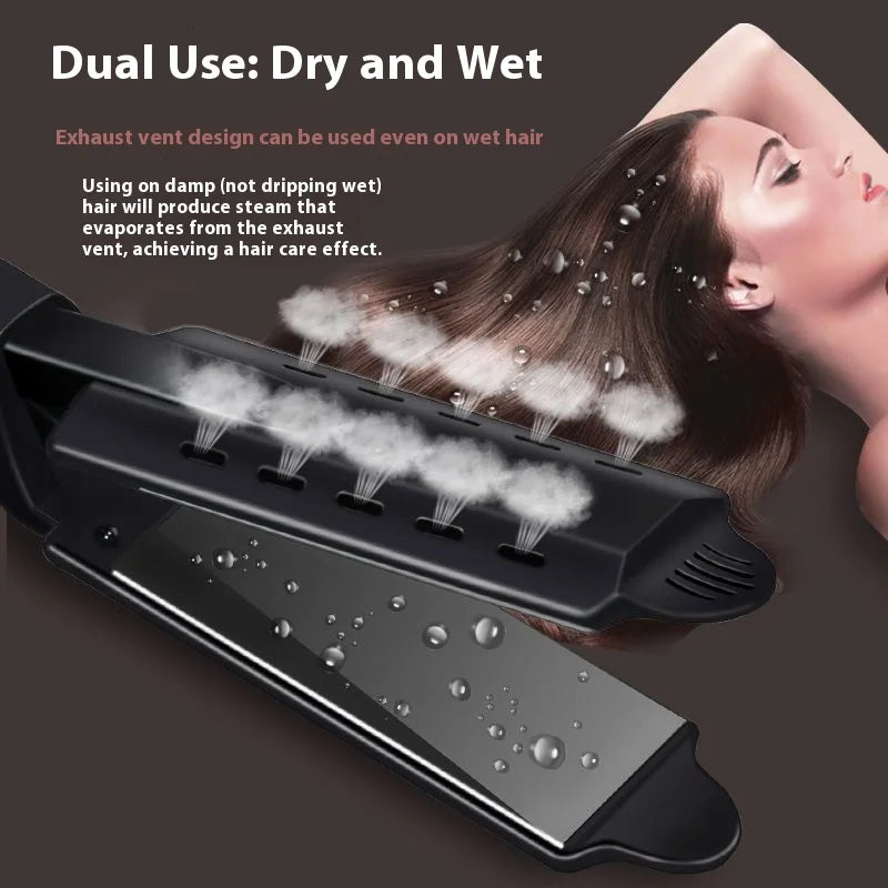 Dual-Use Hair Straightener Curler