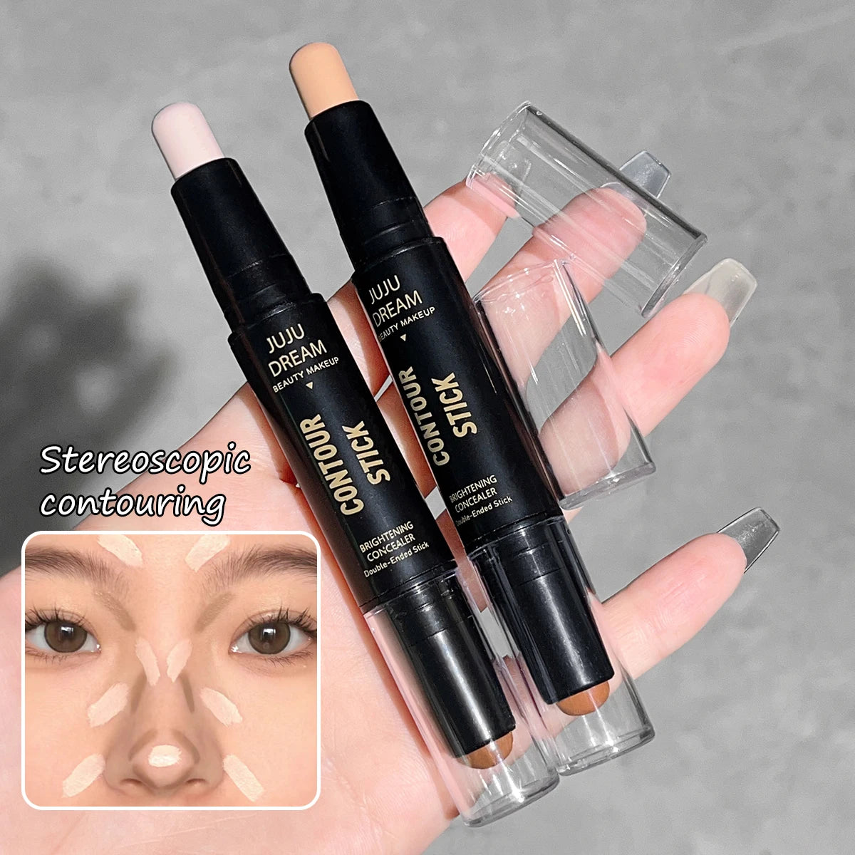 Dual-Ended Contour and Concealer Stick