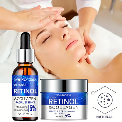 Retinol Cream and Serum Set