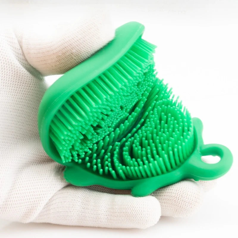 Cute Crocodile Silicone Bath Brush