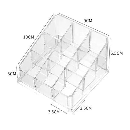 Clear Trapezoid Lipstick Display Stand