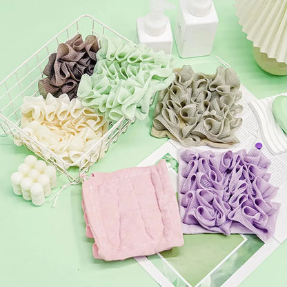 2-in-1 Exfoliating Bath Loofah Towel