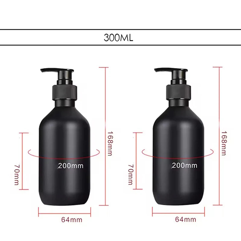 Matte Black Refillable Liquid Soap Dispenser