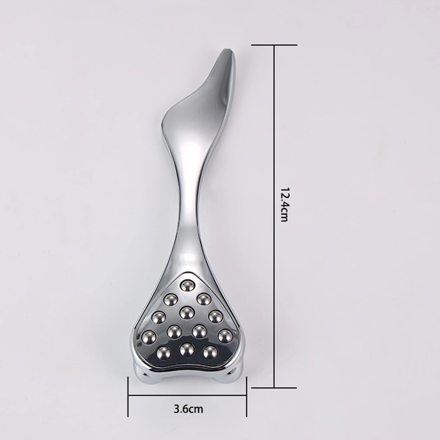 Stainless Steel Gua Sha and Facial Roller Set