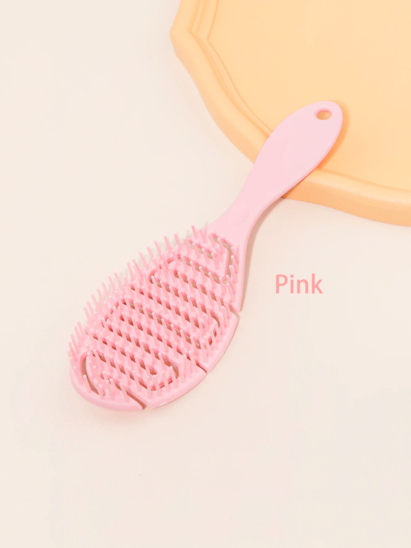 Hollow Ribbed Oval Scalp Massage Comb