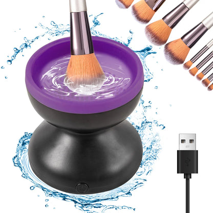 Portable USB Electric Makeup Brush Cleaner