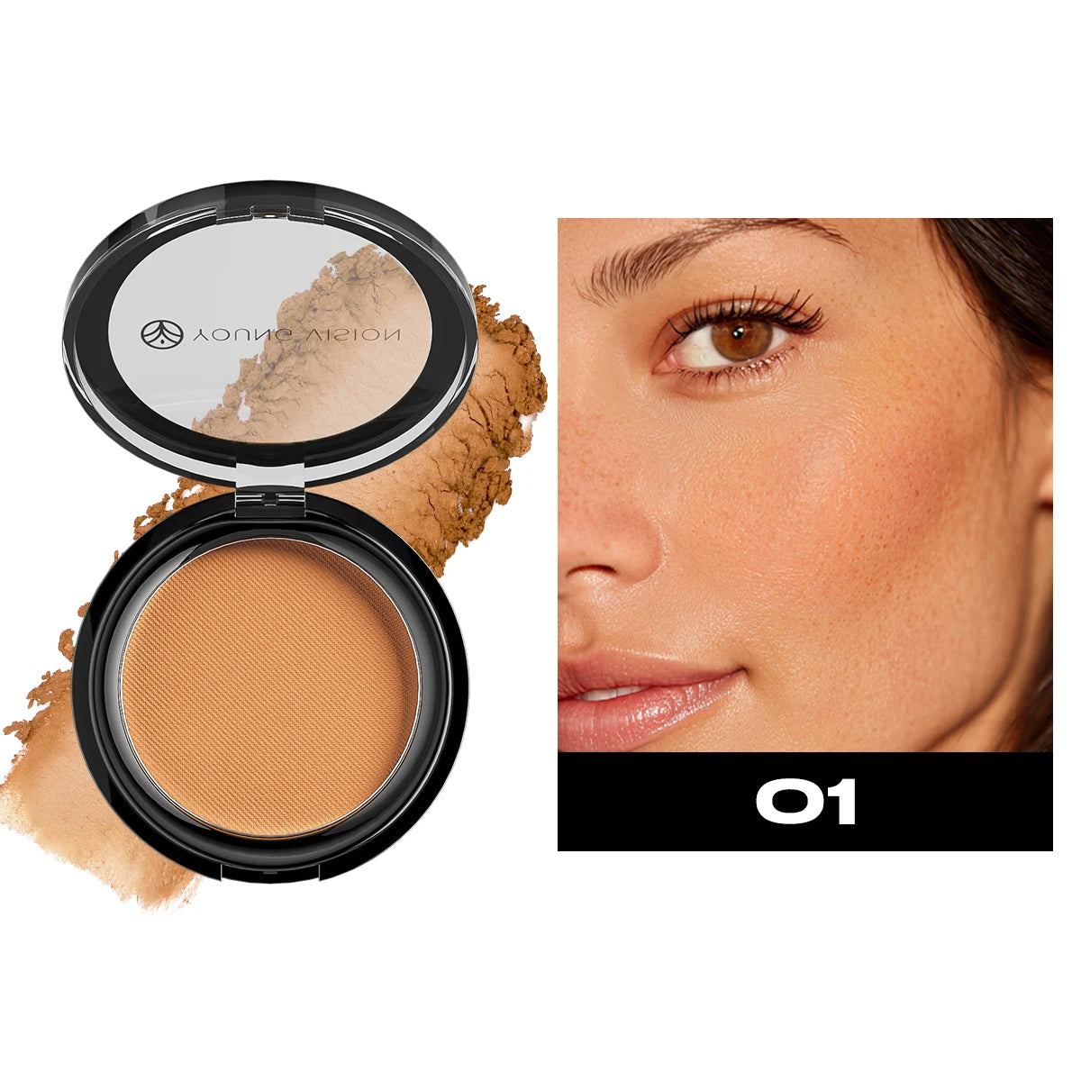 Six-Color Matte Bronze Powder