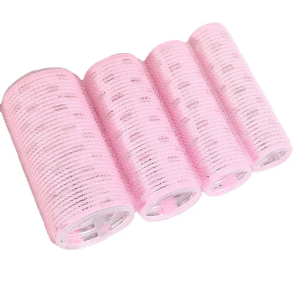 Large Self-Adhesive Hook Loop Hair Roller for DIY Curl Styling