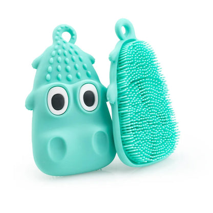 Cute Crocodile Silicone Bath Brush