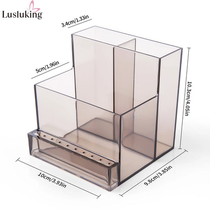 Translucent Acrylic Nail Drill Bit Organizer